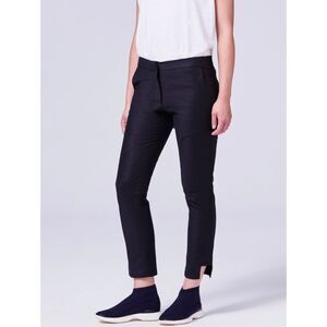 EUC Shosh New York Moto Panel Navy Blue Trousers Pants Japanese Twill Size 1